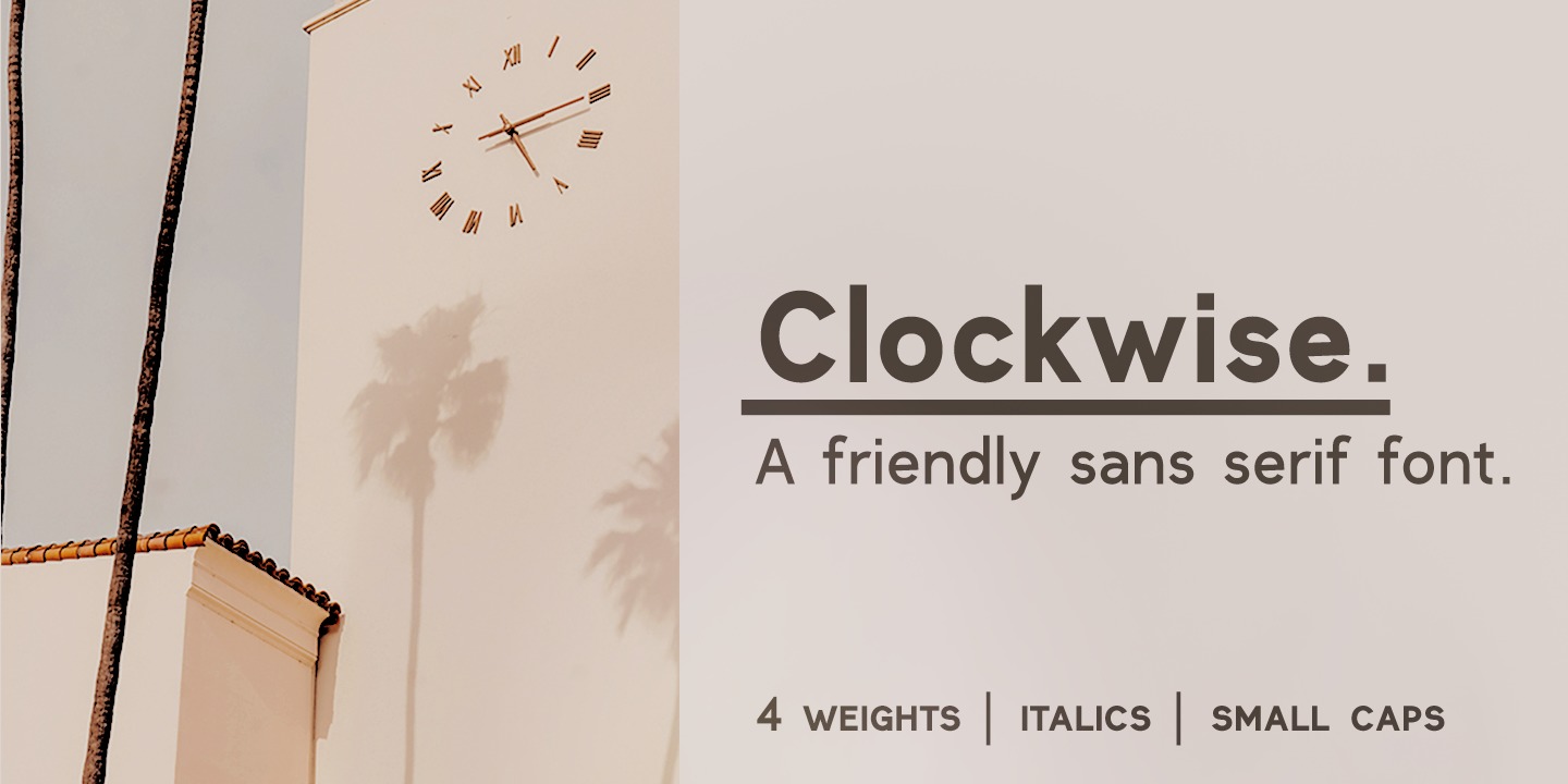 Font Clockwise